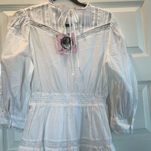 NWT Small LoveShackFancy white sundress